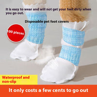 HKM-5447101 Water and Dirt Resistant Slip-On Shoes for Puppies - 20 to 100 Pack Options