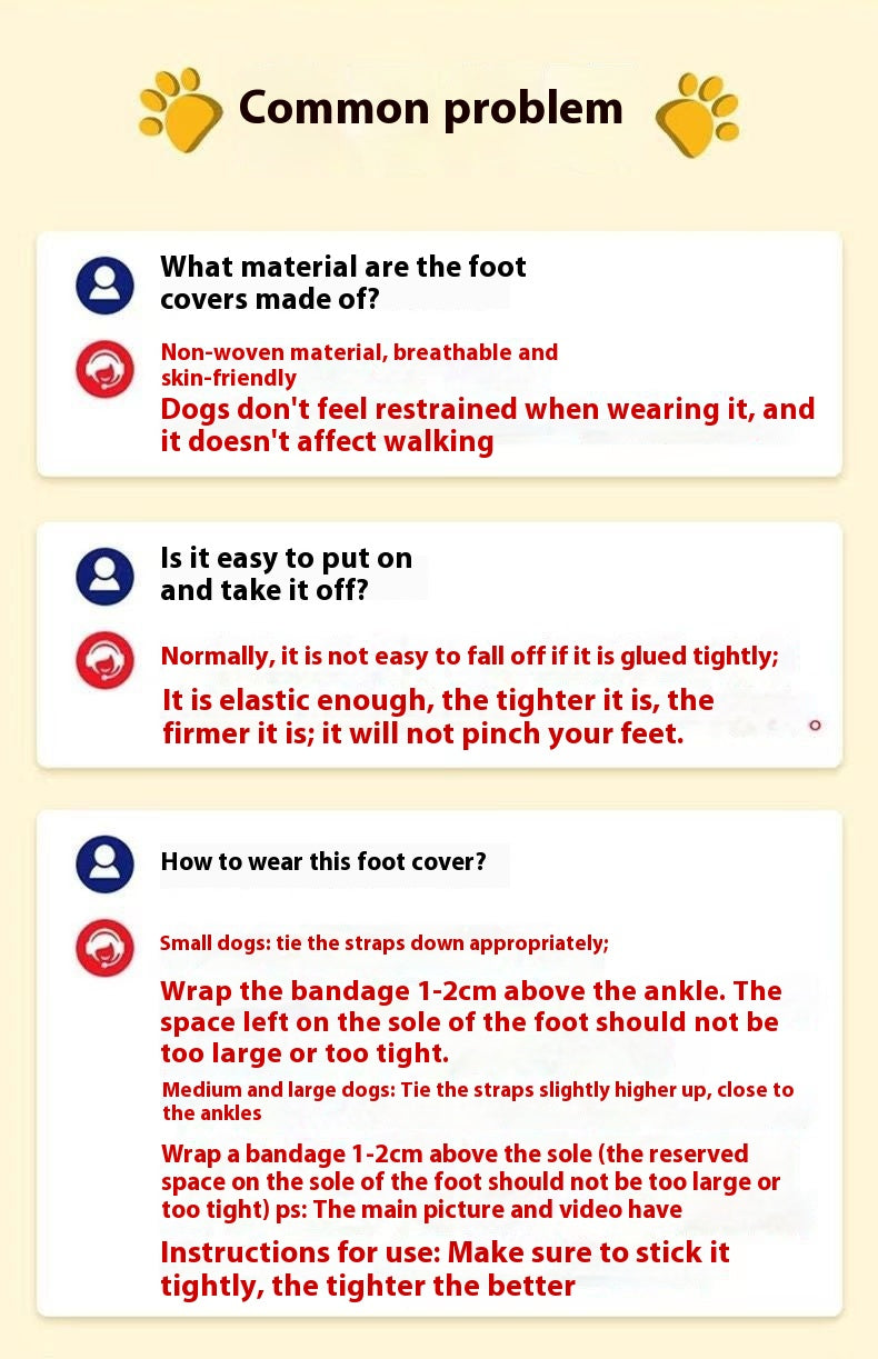 HKM-5447101 Water and Dirt Resistant Slip-On Shoes for Puppies - 20 to 100 Pack Options