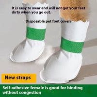 HKM-5447101 Water and Dirt Resistant Slip-On Shoes for Puppies - 20 to 100 Pack Options