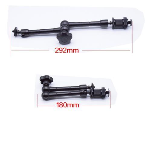 HKM-544723 Dolly Slider with 11 Magic Arm and Hollow Design for Smooth Desktop and Outdoor Shooting