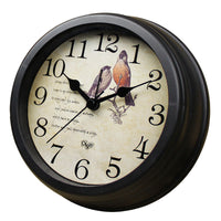 HKM-544851 6-Inch Round Alarm Clock with Video Display for Home and Office Use