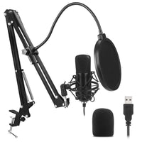 HKM-544851 Wireless Condenser Microphone for Computer and Home Recording with Heart-Shaped Pickup Pattern