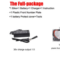 HKM-544915 250W 36V 12" to 20" Electric Balance Bike for Kids with Disc Brake and Suspension