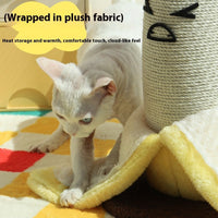 HKM-5449917 Banana Sisal Vertical Scratching Pole for Pets