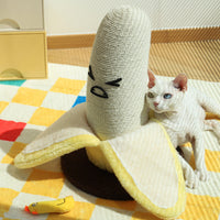 HKM-5449917 Banana Sisal Vertical Scratching Pole for Pets