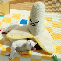 HKM-5449917 Banana Sisal Vertical Scratching Pole for Pets