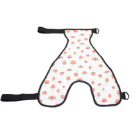 HKM-5450813 Waterproof Dog Apron with Cartoon Design - Available in Pink, Blue, and Mushroom Patterns