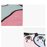 HKM-5450813 Waterproof Dog Apron with Cartoon Design - Available in Pink, Blue, and Mushroom Patterns