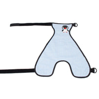 HKM-5450813 Waterproof Dog Apron with Cartoon Design - Available in Pink, Blue, and Mushroom Patterns