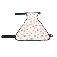 HKM-5450813 Waterproof Dog Apron with Cartoon Design - Available in Pink, Blue, and Mushroom Patterns