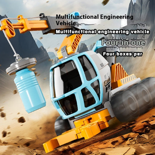 HKM-5451069 4-in-1 Outdoor Microscope and Off-road Vehicle Toy for Intellectual Development - Ages 7-14