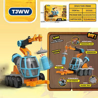 HKM-5451069 4-in-1 Outdoor Microscope and Off-road Vehicle Toy for Intellectual Development - Ages 7-14