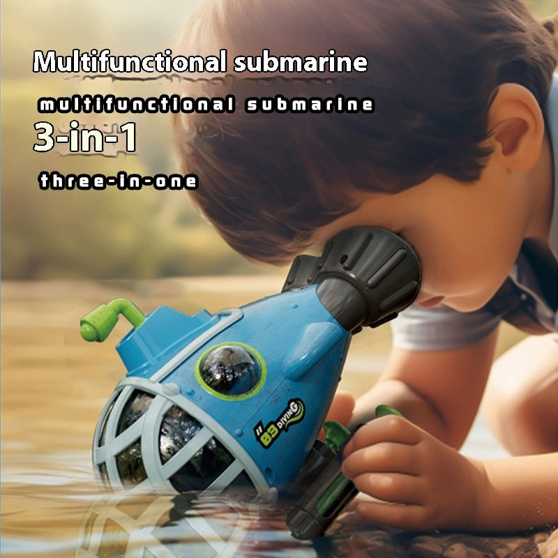 HKM-5451069 4-in-1 Outdoor Microscope and Off-road Vehicle Toy for Intellectual Development - Ages 7-14