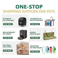 HKM-545107 Stainless Steel Automatic Pet Water Fountain with Eco-Friendly Filter - Ultra Quiet 4L Capacity