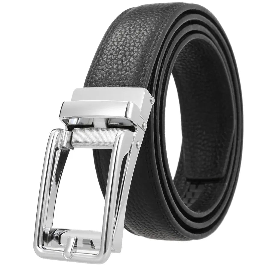 HKM-545363 Men's Size 3.0 Genuine Leather Belt - Classic Design for Everyday Wear