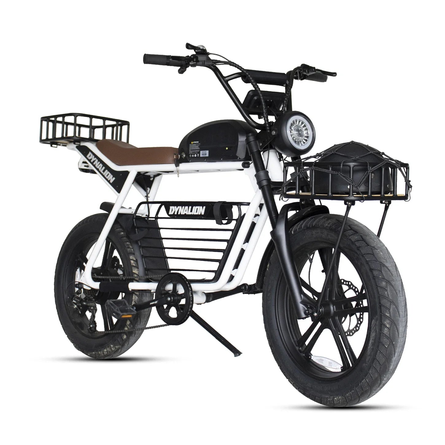 HKM-545427 1000W Electric Mountain Bike with Steel Frame, Disc Brakes, and 20" Fat Tires