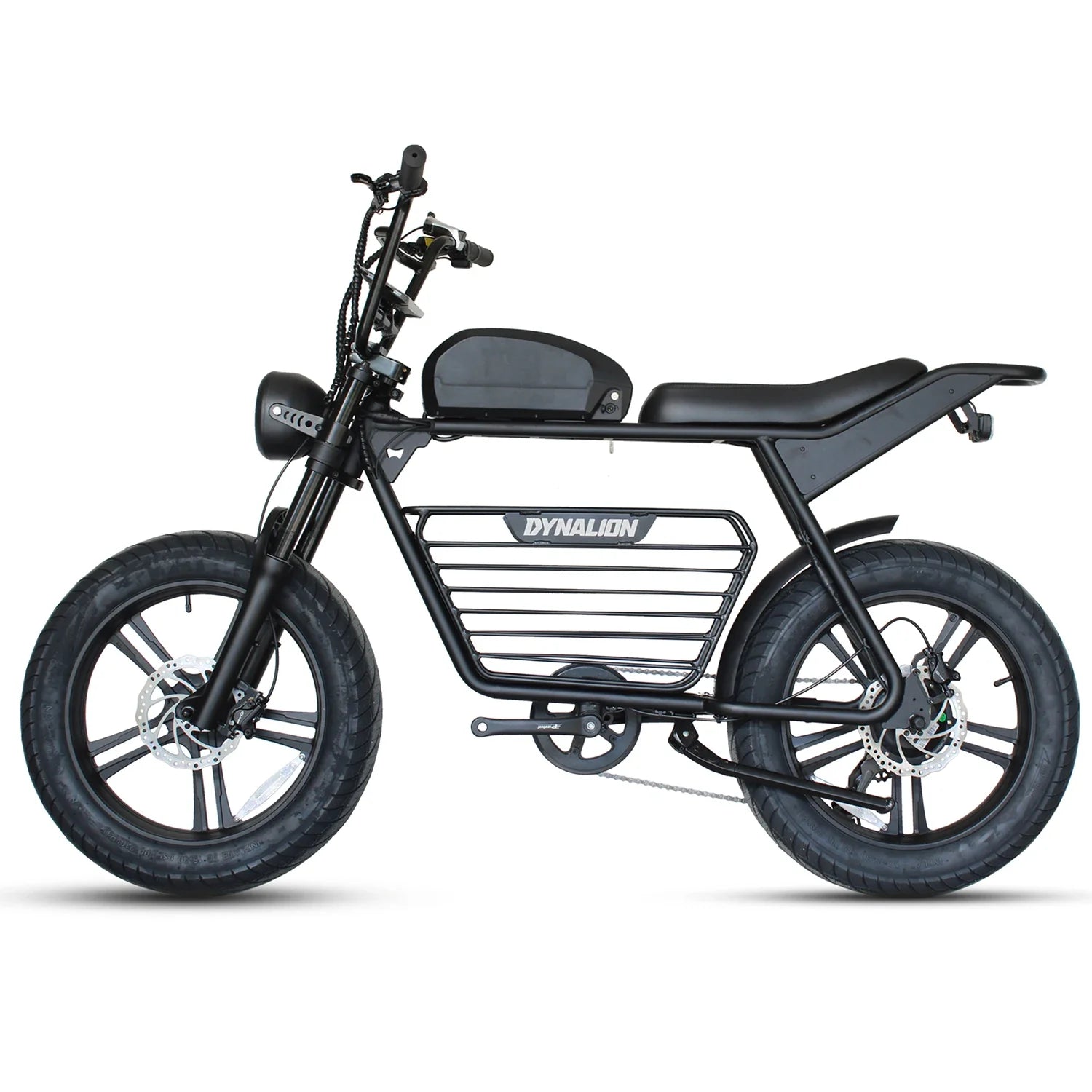 HKM-545427 1000W Electric Mountain Bike with Steel Frame, Disc Brakes, and 20" Fat Tires