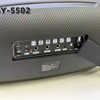 HKM-545491 High Power Portable Handheld Wireless Speaker with RGB Lights and Microphone