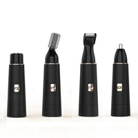HKM-545555 4-in-1 Electric Facial and Body Hair Removal Tool – Painless, Portable Shaver for Women with Multiple Heads