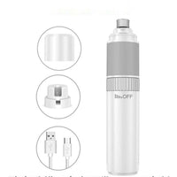 HKM-545555 USB Pet Nail Sharpener and Clipper - White ABS Material