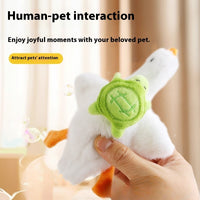 HKM-5455677 Sound Simulation Plush Cat Teaser Toy with USB Charging