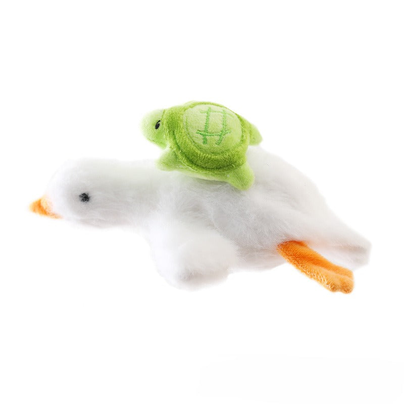 HKM-5455677 Sound Simulation Plush Cat Teaser Toy with USB Charging