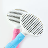 HKM-5457597 Automatic Pet Hair Removal Comb with Non-Slip Grip - Available in Blue and Pink