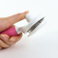 HKM-5457597 Automatic Pet Hair Removal Comb with Non-Slip Grip - Available in Blue and Pink