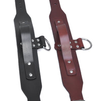 HKM-5457981 Adjustable Latigo Leather Dog Collar for Medium to Large Breeds - Strong, Comfortable Control