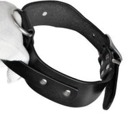 HKM-5457981 Adjustable Latigo Leather Dog Collar for Medium to Large Breeds - Strong, Comfortable Control