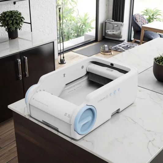 HKM-545939 Automatic Cat Litter Box with One-Touch Cleaning and Eco-Friendly Features
