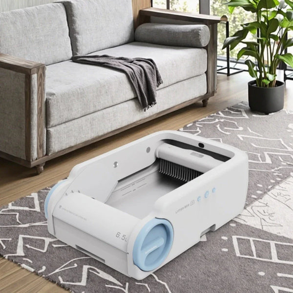HKM-545939 Automatic Cat Litter Box with One-Touch Cleaning and Eco-Friendly Features