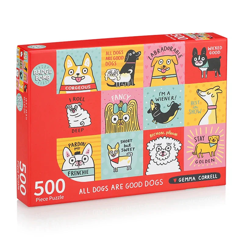 HKM-545939 Custom 500-Piece Jigsaw Puzzle for Creative Fun and Family Bonding