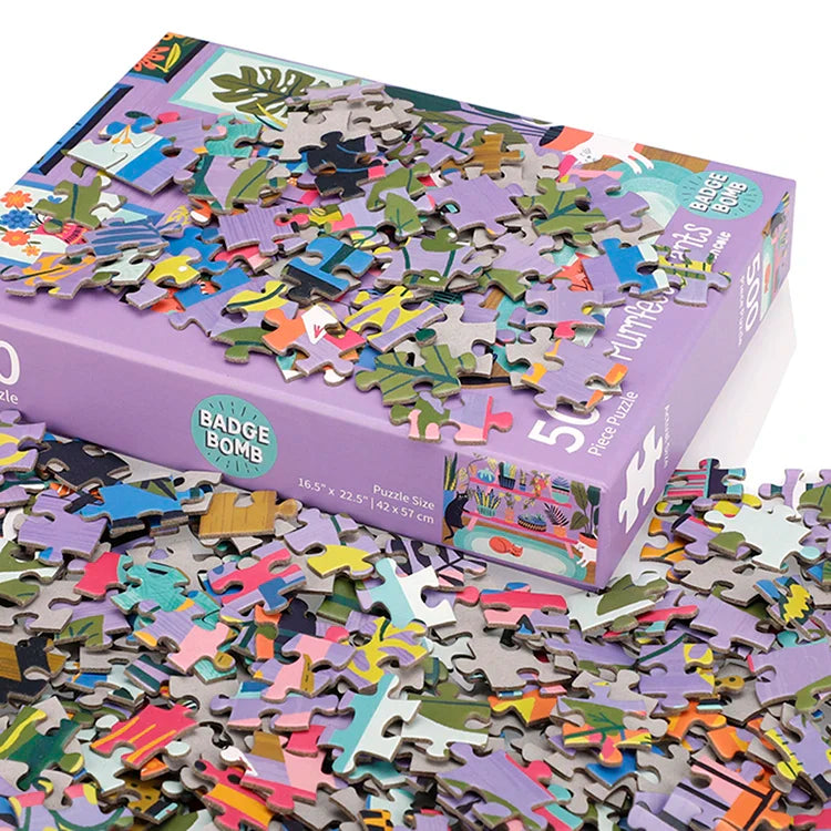 HKM-545939 Custom 500-Piece Jigsaw Puzzle for Creative Fun and Family Bonding