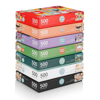 HKM-545939 Custom 500-Piece Jigsaw Puzzle for Creative Fun and Family Bonding