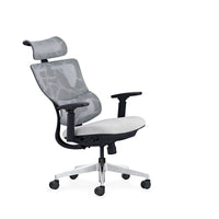 HKM-545939 Height Adjustable Executive Office Chair with Mesh Back, Footrest, and Reclining Function