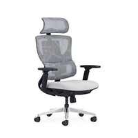 HKM-545939 Height Adjustable Executive Office Chair with Mesh Back, Footrest, and Reclining Function