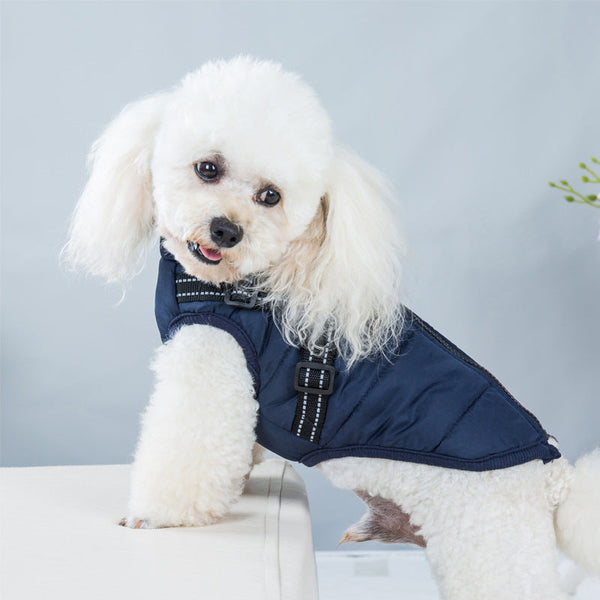 HKM-5461053 Integrated Cotton Vest with Chest and Back Design for Ski Suits - European and American Style