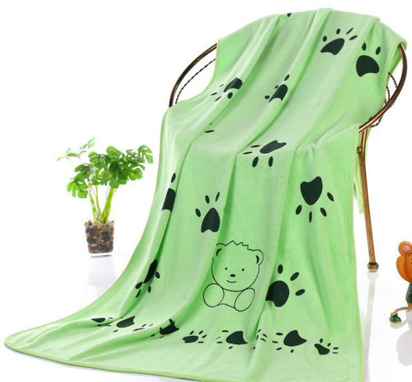 HKM-5461437 Super Absorbent Microfiber Nano Dog Bath Towel - Soft, Washable, 140x70 cm