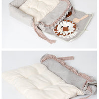 HKM-5461821 Pet Nest Sniffing Pad for Dogs - Anti Choking Energy Release & Slow Feeding Training Toy, Available in Star Moon and Brown, Sizes S & L