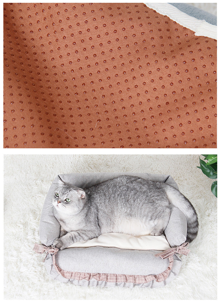 HKM-5461821 Pet Nest Sniffing Pad for Dogs - Anti Choking Energy Release & Slow Feeding Training Toy, Available in Star Moon and Brown, Sizes S & L