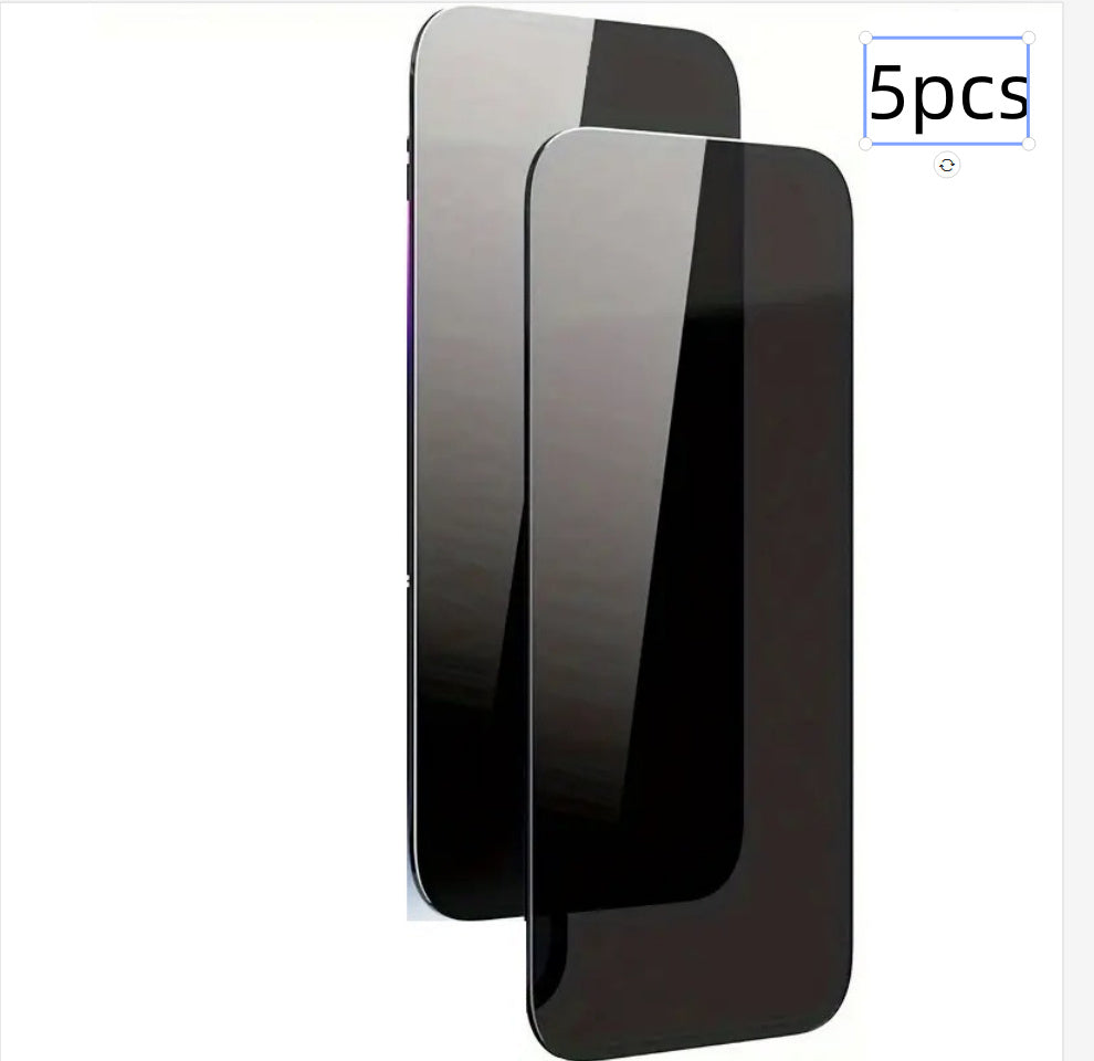 HKM-546195 Tempered Glass Anti-Peeping Front Film for iPhone 16 Series