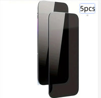 HKM-546195 Tempered Glass Anti-Peeping Front Film for iPhone 16 Series