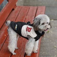 HKM-5464125 Cozy Cotton Dog Coat for Small Breeds in Red, Blue, and Black