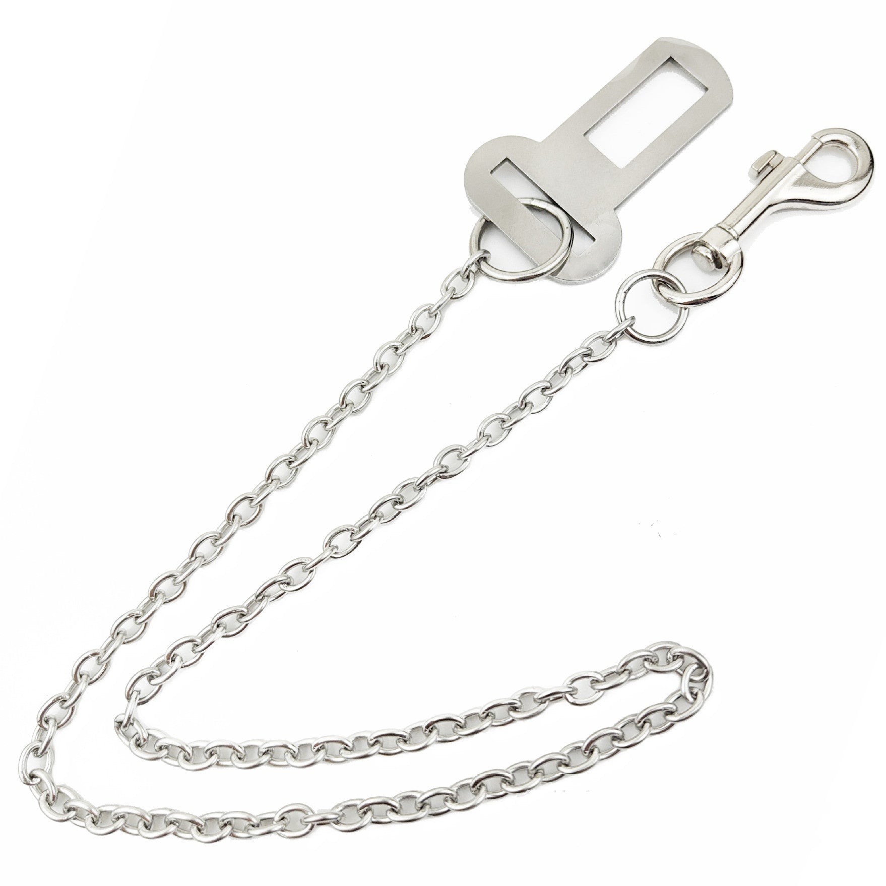 HKM-5464381 Stainless Steel Small Chain Dog Safety Restraint for Car Travel