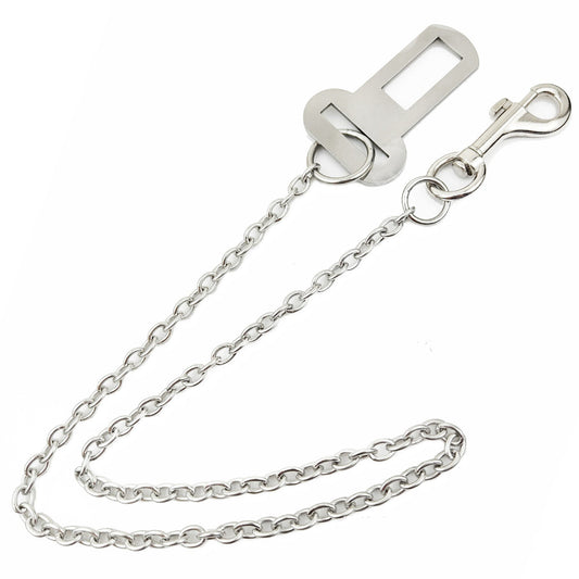 HKM-5464381 Stainless Steel Small Chain Dog Safety Restraint for Car Travel