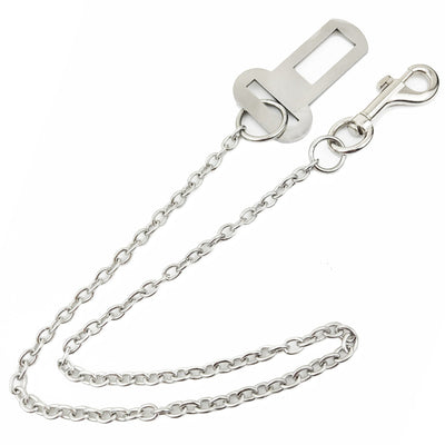 HKM-5464381 Stainless Steel Small Chain Dog Safety Restraint for Car Travel