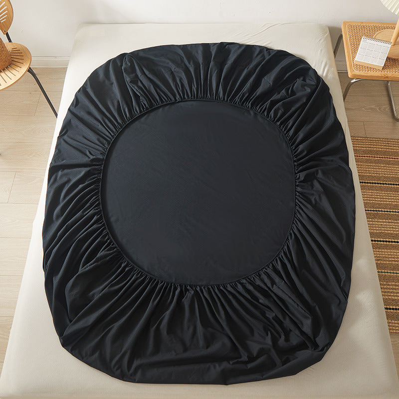 HKM-546451 Pure Cotton Sanding Fitted Sheet - Dustproof Mattress Protector for Standard and Thin Mattress Sizes