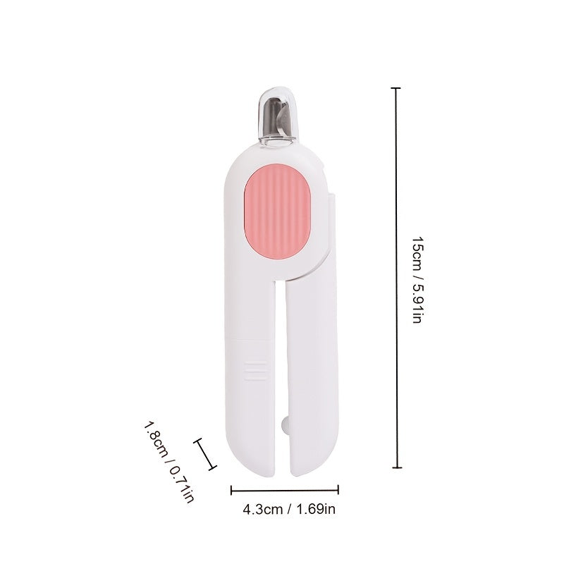 HKM-5465021 Pet Nail Clippers with LED Light and Integrated Grinder for Safe and Effortless Trimming