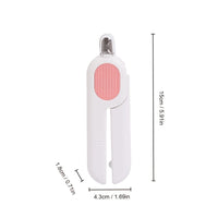 HKM-5465021 Pet Nail Clippers with LED Light and Integrated Grinder for Safe and Effortless Trimming